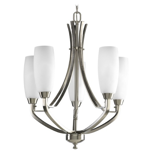 Progress Lighting Wisten 22-Inch Chandelier in Brushed Nickel by Progress Lighting P4436-09