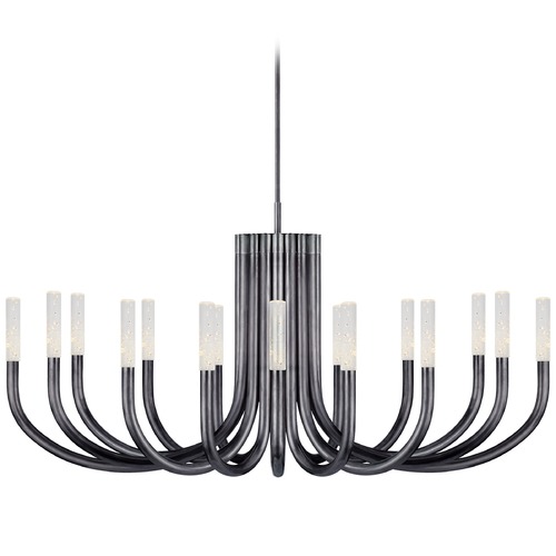 Visual Comfort Signature Collection Kelly Wearstler Rousseau Chandelier in Bronze by Visual Comfort Signature KW5585BZSG