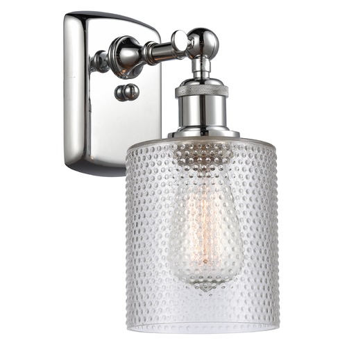 Innovations Lighting Cobbleskill Polished Chrome Sconce by Innovations Lighting 516-1W-PC-G112