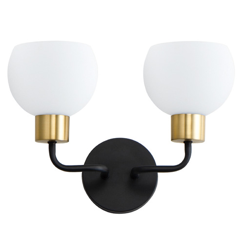 Maxim Lighting Maxim Lighting Coraline Bronze & Satin Brass Bathroom Light 11272SWBZSBR