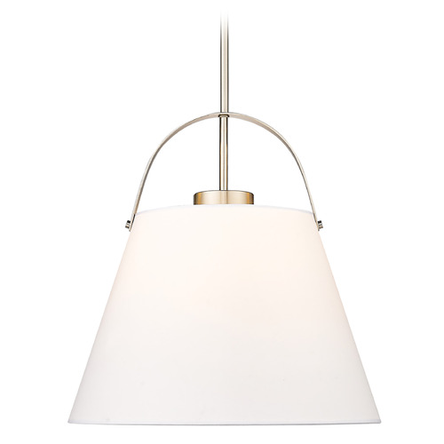 Z-Lite Z-Lite Z-Studio Brushed Nickel Pendant Light with Empire Shade 743P18-BN