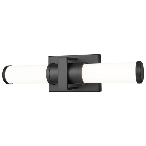 Z-Lite Z-Lite Idris Matte Black LED Vertical Bathroom Light 1019-18W-MB-LED