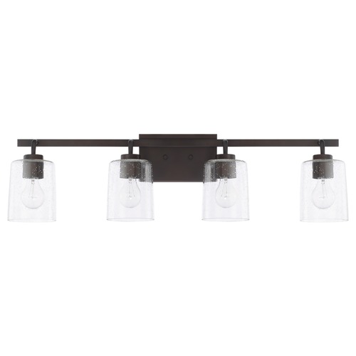 HomePlace by Capital Lighting Greyson 33.50-Inch Vanity Light in Bronze by HomePlace by Capital Lighting 128541BZ-449