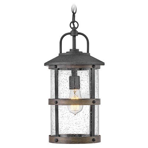 Hinkley Lakehouse 9-Inch Wide Aged Zinc & Driftwood Grey Outdoor Hanging Light by Hinkley Lighting 2682DZ