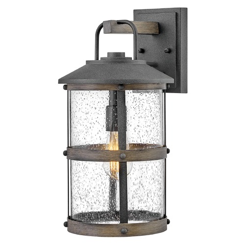 Hinkley Lakehouse 17.25-Inch Aged Zinc & Driftwood Grey Outdoor Wall Light by Hinkley Lighting 2684DZ