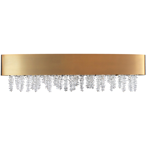 Schonbek Lighting Soleil Aged Brass LED Bathroom Light by Schonbek Lighting S3527-700O