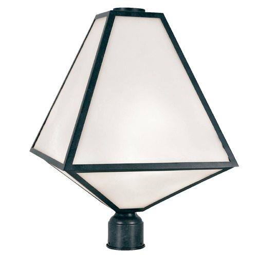 Crystorama Lighting Crystorama Lighting Brian Patrick Flynn Glacier Black Charcoal Post Light GLA-9709-OP-BC