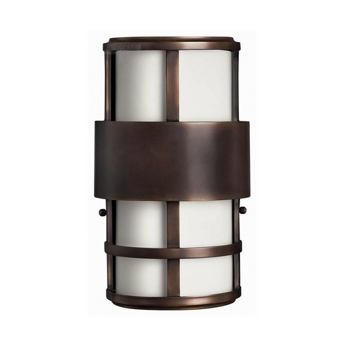 Hinkley Modern LED Outdoor Wall Light in Metro Bronze by Hinkley Lighting 1908MT-LED