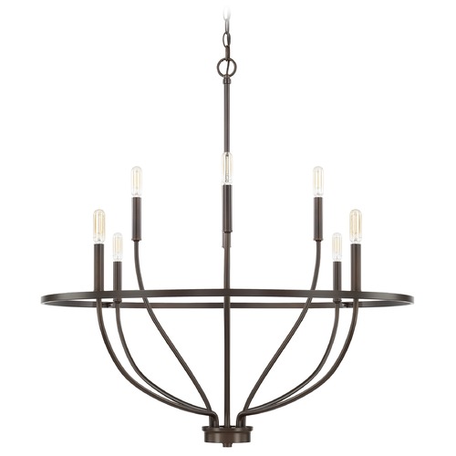 HomePlace by Capital Lighting Greyson 8-Light Chandelier in Bronze by HomePlace by Capital Lighting 428581BZ