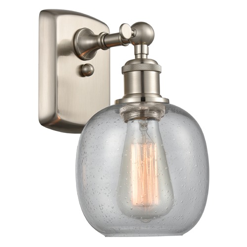 Innovations Lighting Belfast Brushed Satin Nickel Sconce by Innovations Lighting 516-1W-SN-G104