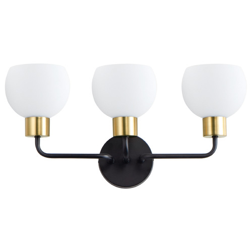 Maxim Lighting Maxim Lighting Coraline Bronze & Satin Brass Bathroom Light 11273SWBZSBR