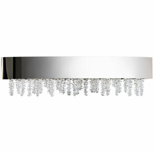 Schonbek Lighting Soleil Polish Nickel LED Bathroom Light by Schonbek Lighting S3527-701O