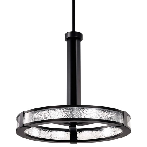 Satco Lighting Darrow LED 3000K Pendant in Matte Black by Nuvo Lighting 62-2003