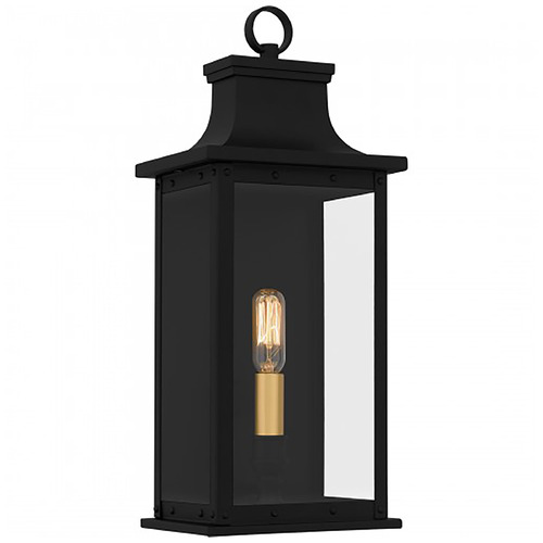 Quoizel Lighting Quoizel Lighting Abernathy Matte Black Outdoor Wall Light ABY8407MBK