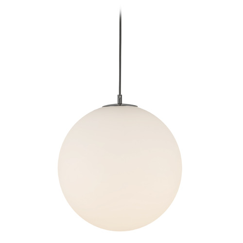 Kuzco Lighting Kuzco Lighting Marco Black LED Pendant Light with Globe Shade PD43216-BK/OP-5CCT-UNV