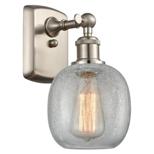 Innovations Lighting Belfast Brushed Satin Nickel Sconce by Innovations Lighting 516-1W-SN-G105