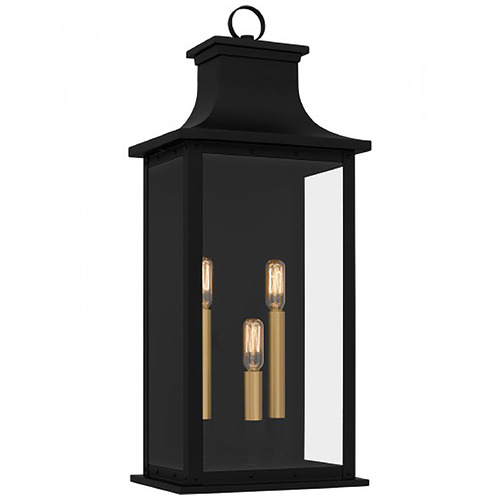 Quoizel Lighting Quoizel Lighting Abernathy Matte Black Outdoor Wall Light ABY8409MBK
