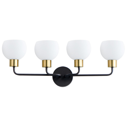 Maxim Lighting Maxim Lighting Coraline Bronze & Satin Brass Bathroom Light 11274SWBZSBR