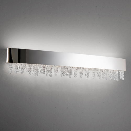 Schonbek Lighting Soleil Polish Nickel LED Bathroom Light by Schonbek Lighting S3537-701O