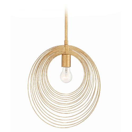 Crystorama Lighting Crystorama Lighting Doral Renaissance Gold Pendant Light DOR-B7701-RG