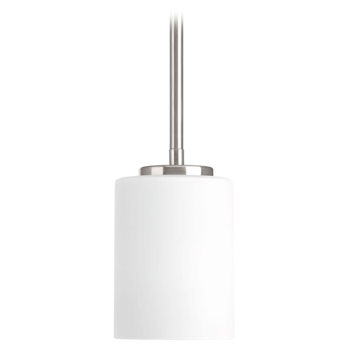 Progress Lighting Replay Mini Pendant in Brushed Nickel by Progress Lighting P5170-09