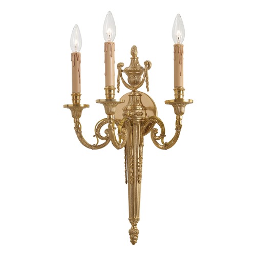 Metropolitan Lighting Metropolitan French Gold Sconce by Metropolitan Lighting N9773