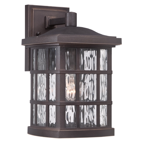 Quoizel Lighting Stonington Palladian Bronze Outdoor Wall Light by Quoizel Lighting SNN8408PN