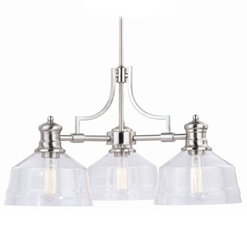 Vaxcel Lighting Vaxcel Lighting Beloit Satin Nickel Chandelier H0220
