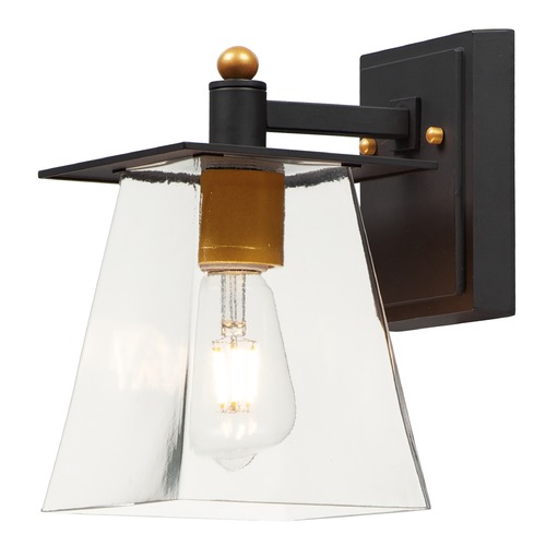Maxim Lighting Chalet Bronze & Gold LED Outdoor Wall Light by Maxim Lighting 10312CLBZGLD