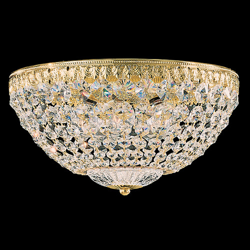 Schonbek Lighting Schonbek Worldwide Lighting Petit Crystal Aurelia Flushmount Light 1562-211O