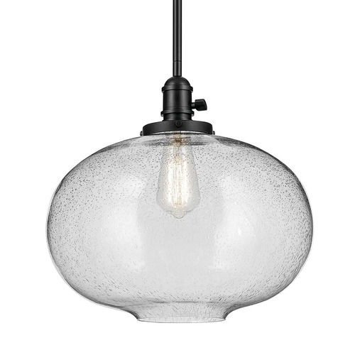 Kichler Lighting Avery 14.50-Inch Pendant in Black by Kichler Lighting 43911BK