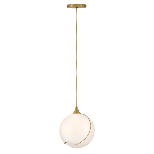 Hinkley Skye 10.75-Inch Pendant in Heritage Brass by Hinkley Lighting 30303HBR-CO