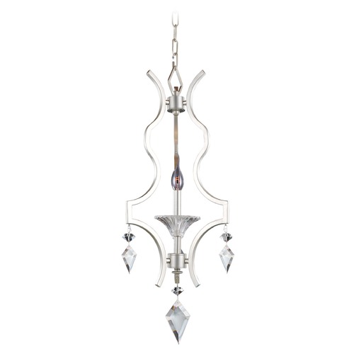 Allegri Lighting Allegri Florence 1-Light Chandelier in Tarnished Silver 11674-022-FR001