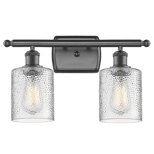 Innovations Lighting Cobbleskill Oil Rubbed Bronze Bathroom Light by Innovations Lighting 516-2W-OB-G112