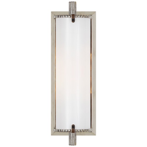 Visual Comfort Signature Collection Thomas OBrien Calliope Short Bath Light in Nickel by Visual Comfort Signature TOB2184PNWG