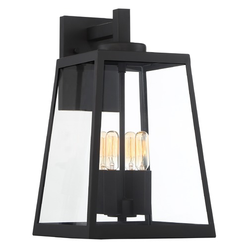 Nuvo Lighting Halifax Matte Black Outdoor Wall Light by Nuvo Lighting 60/6583