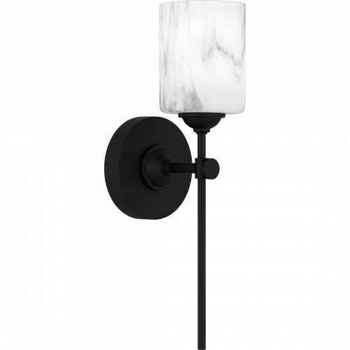Quoizel Lighting Aria Wall Sconce in Matte Black by Quoizel Lighting ARI8605MBK