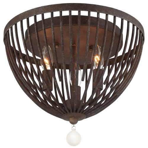 Crystorama Lighting Crystorama Lighting Duval Forged Bronze Flushmount Light DUV-620-FB