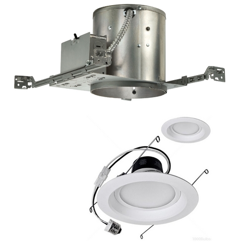 Juno Lighting Group 12W Dimmable LED 6-Inch Recessed Lighting Kit for New Construction by Juno Lighting Group IC22/12W LED TRIM KIT