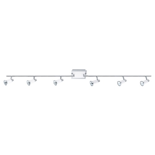 Eglo Lighting Eridan Chrome & Shiny White Directional Spot Light by Eglo Lighting 200121A