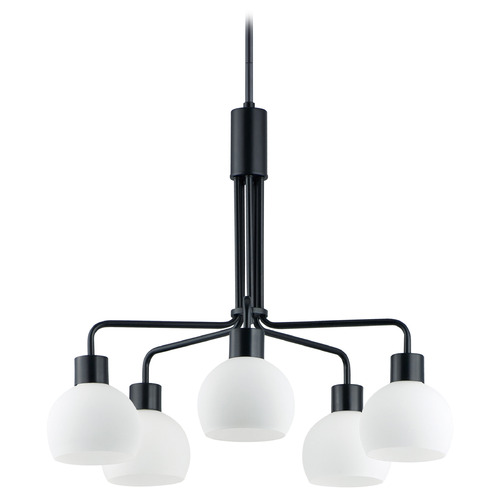 Maxim Lighting Maxim Lighting Coraline Black Chandelier 11277SWBK