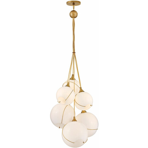 Hinkley Skye 6-Light Multi-Tier Chandelier in Brass by Hinkley Lighting 30306HBR-CO