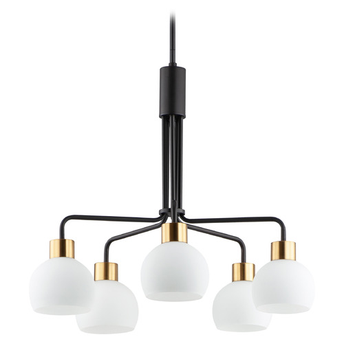 Maxim Lighting Maxim Lighting Coraline Bronze & Satin Brass Chandelier 11277SWBZSBR