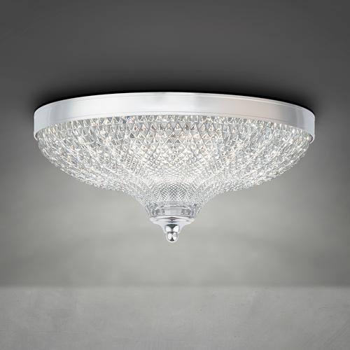 Schonbek Lighting Roma Polished Chrome LED Flushmount Light by Schonbek Lighting S6012-702O