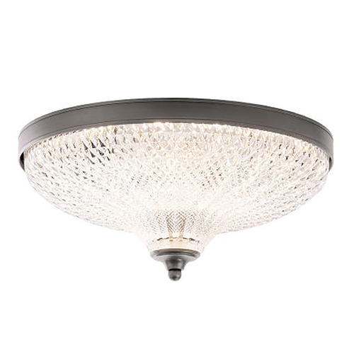 Schonbek Lighting Roma Antique Nickel LED Flushmount Light by Schonbek Lighting S6012-704O