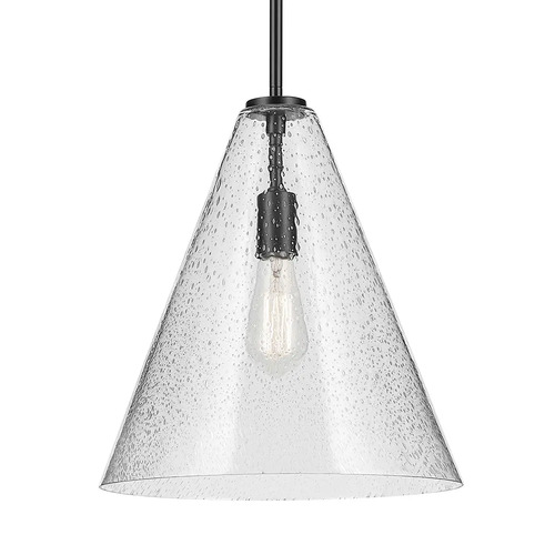 Kichler Lighting Everly 14.25-Inch Pendant in Black by Kichler Lighting 42200BKCS