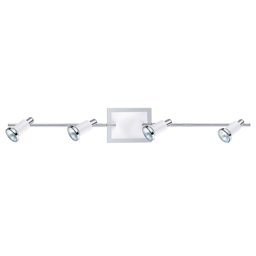 Eglo Lighting Eridan Chrome & Shiny White Directional Spot Light by Eglo Lighting 200099A