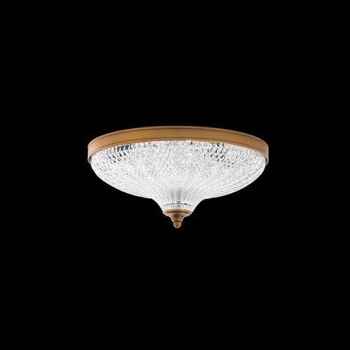 Schonbek Lighting Roma Aged Brass LED Flushmount Light by Schonbek Lighting S6012-700O