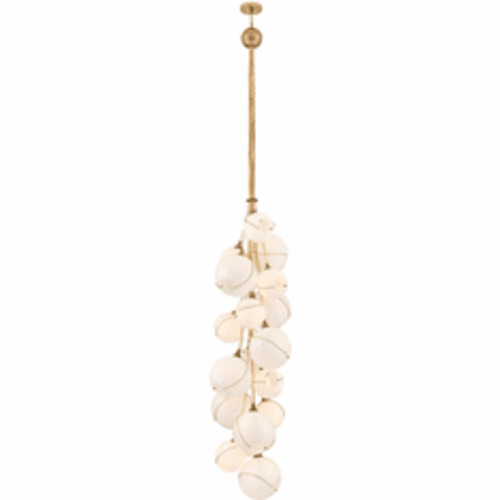 Hinkley Skye 18-Light Chandelier in Heritage Brass by Hinkley Lighting 30309HBR-CO