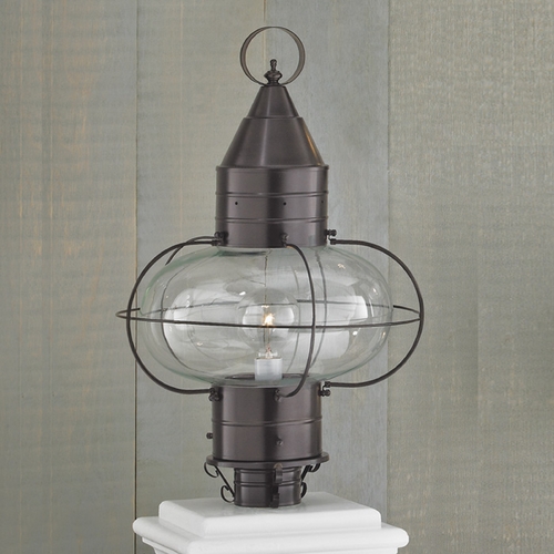 Norwell Lighting Classic Onion Bronze Post Light 1510-BR-CL
